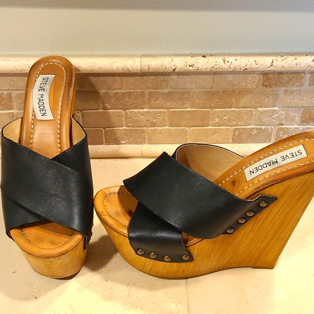 Steve Madden black size 6 shoes